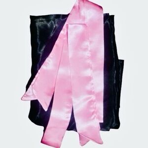 Pink Bundle: 2x High-Quality, Luxe Twillies + 1 Lg Black Satin Dustbag ≈24”x20”